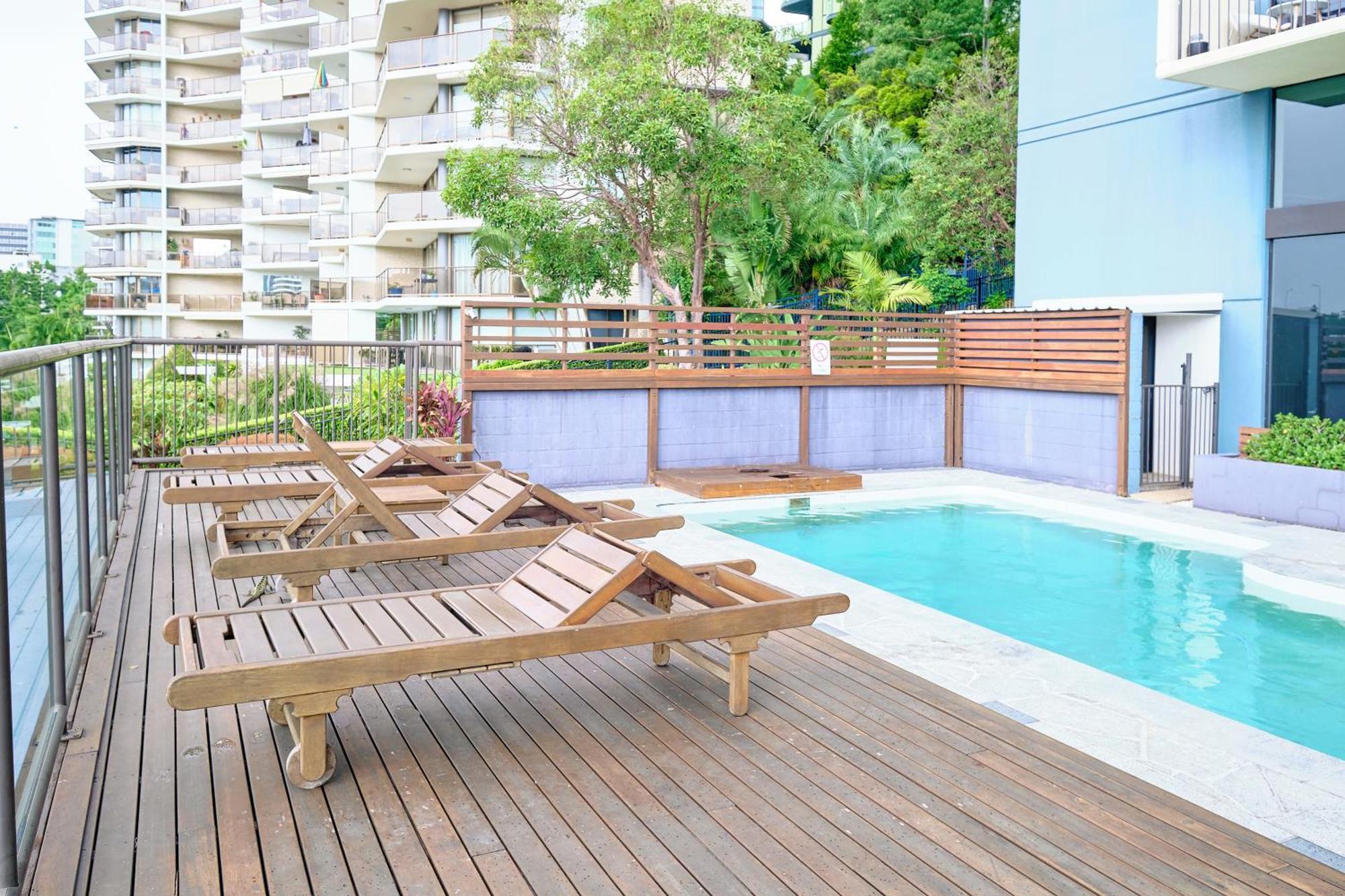 River Plaza Apartments Brisbane Southbank Bagian luar foto