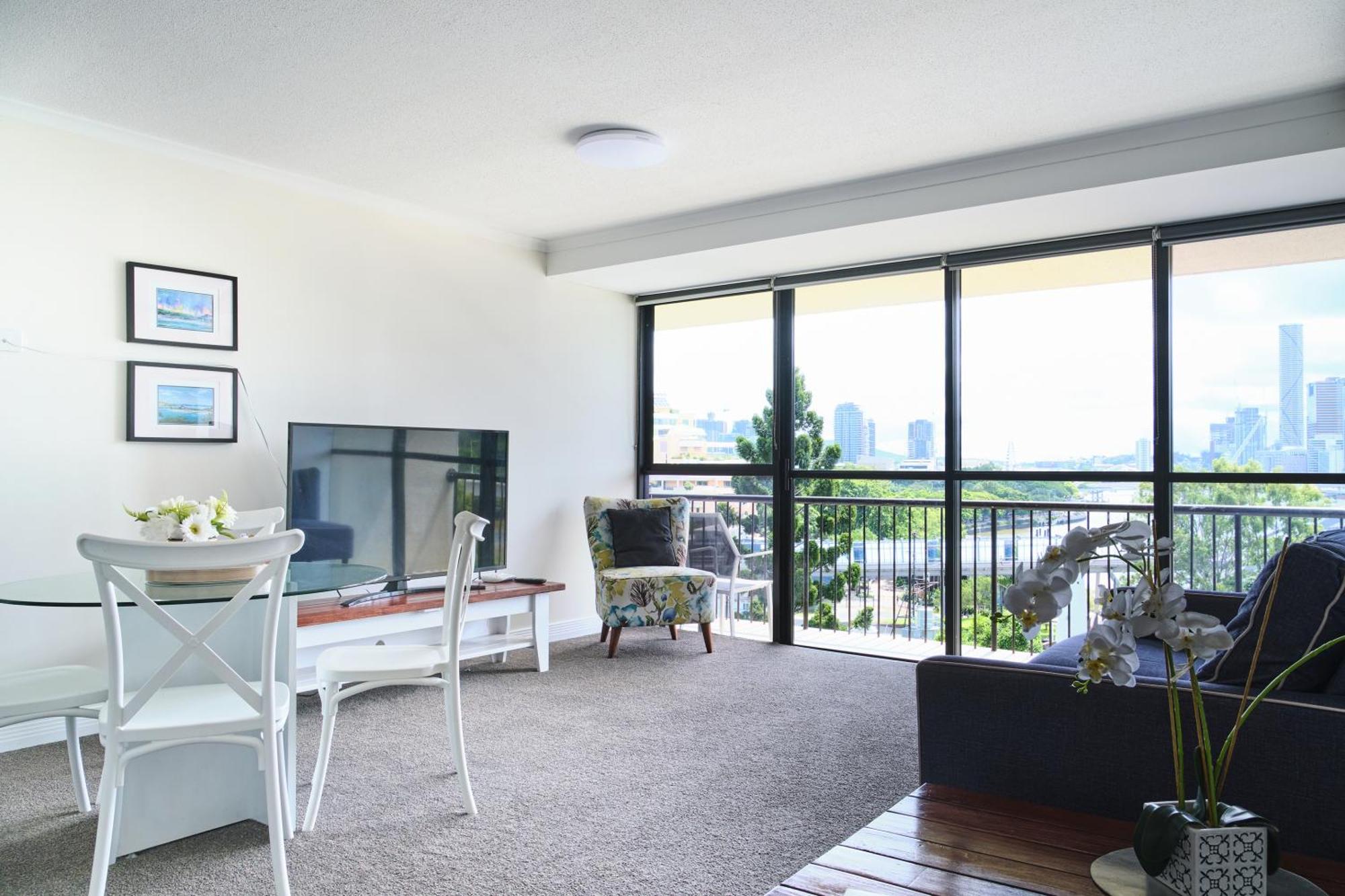 River Plaza Apartments Brisbane Southbank Bagian luar foto