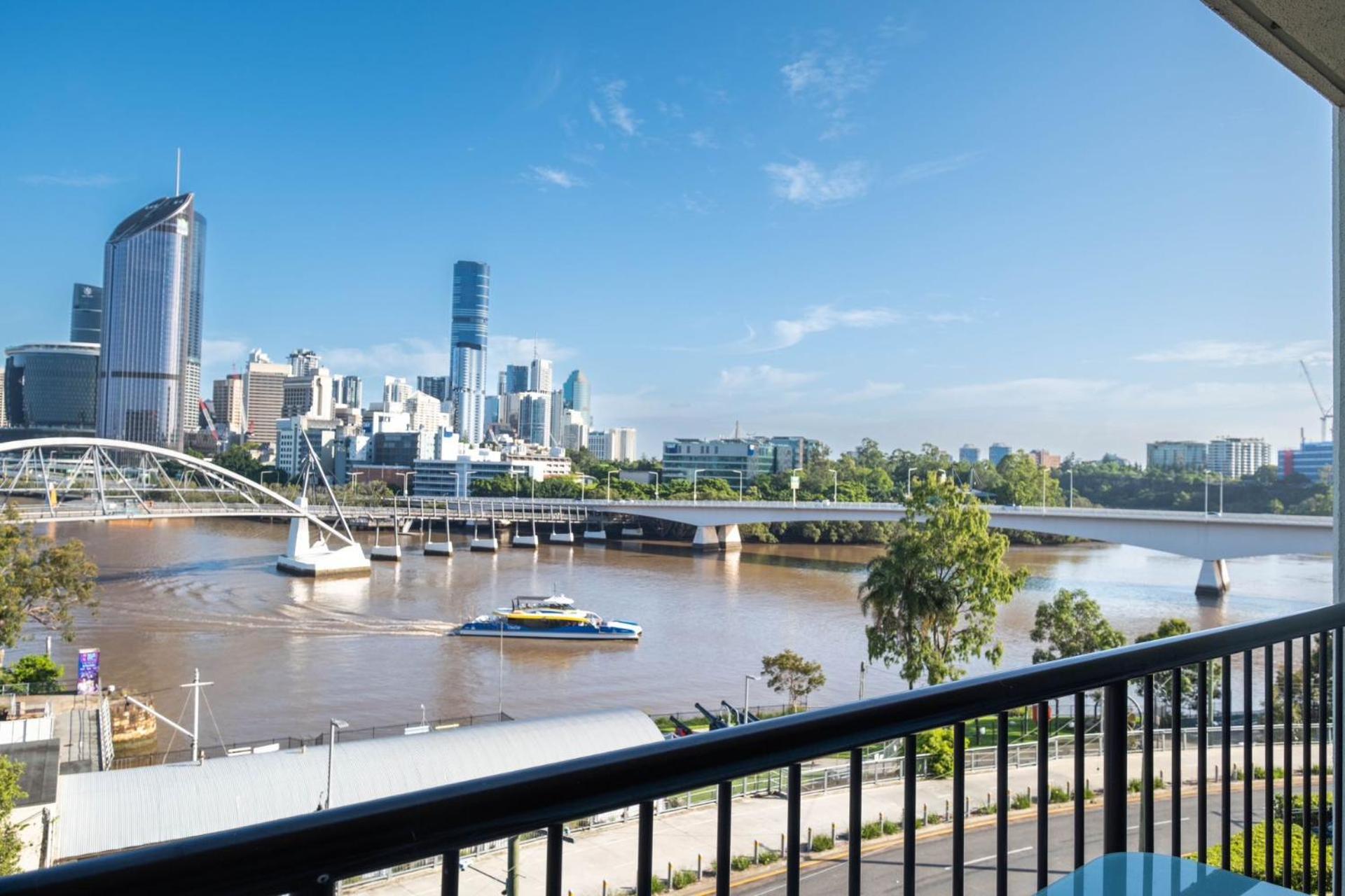 River Plaza Apartments Brisbane Southbank Bagian luar foto