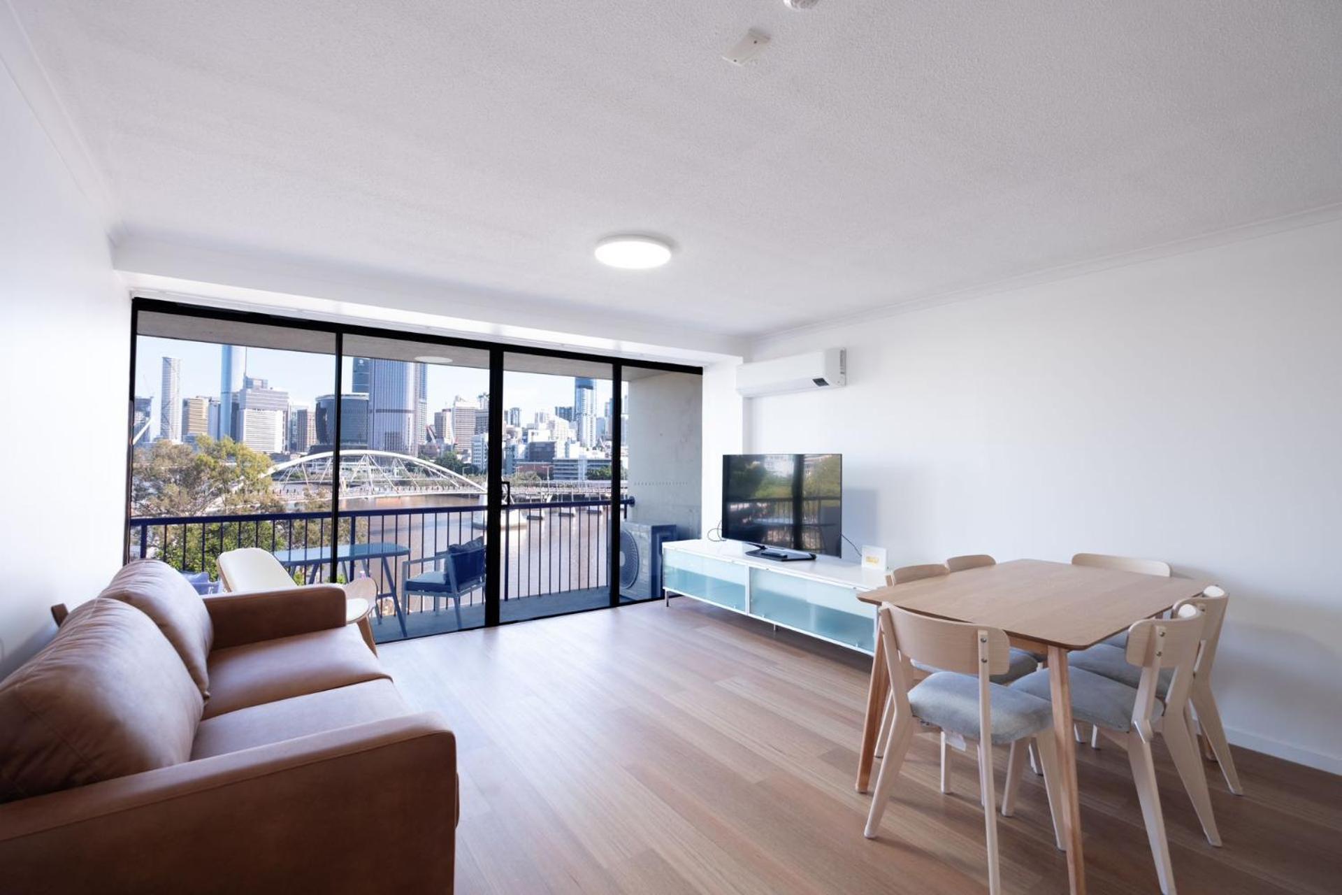 River Plaza Apartments Brisbane Southbank Bagian luar foto